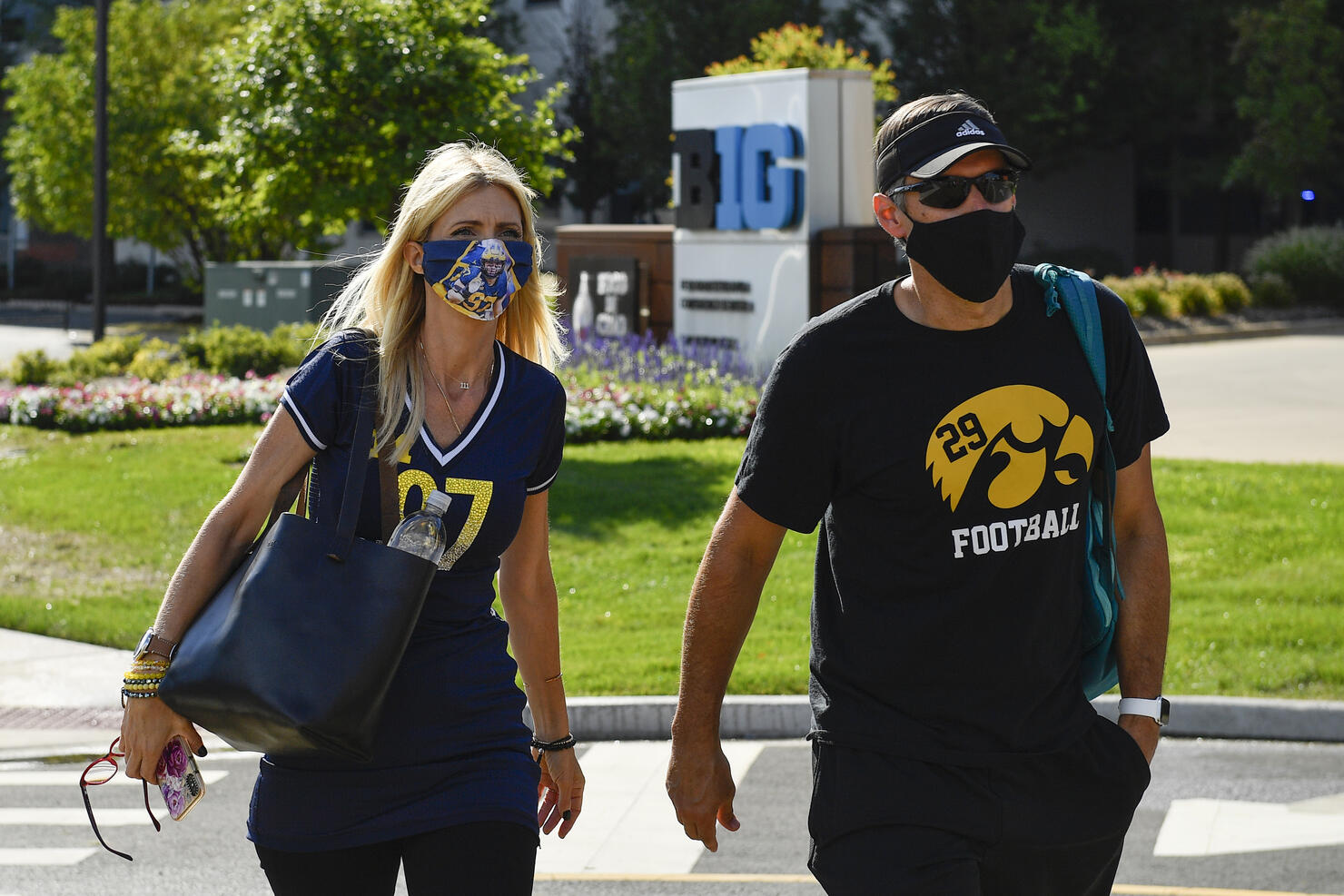 Parents of Big Ten Football Players Protest Conference Decision to Postpone Football Season