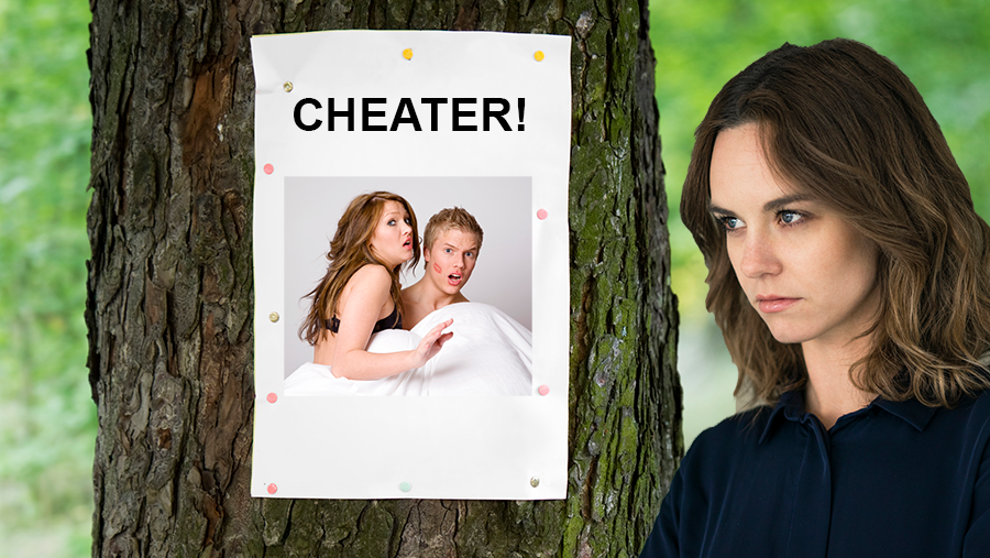 Cheating Mans Wife Shames Him By Hanging Posters All Over Neighborhood 