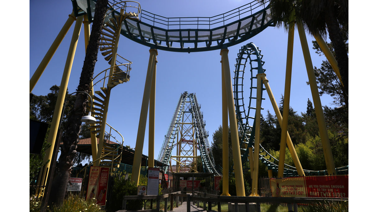 This isn't the homemade roller coaster...it's at Six Flags