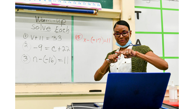 Hollywood High Teachers Conduct Class Remotely