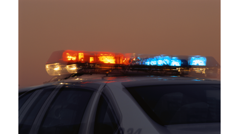 Light Bar on Police Car