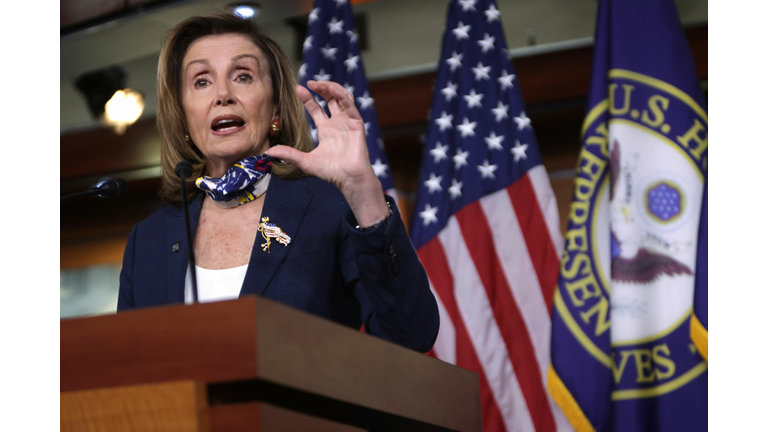 House Speaker Nancy Pelosi Holds Weekly News Conference