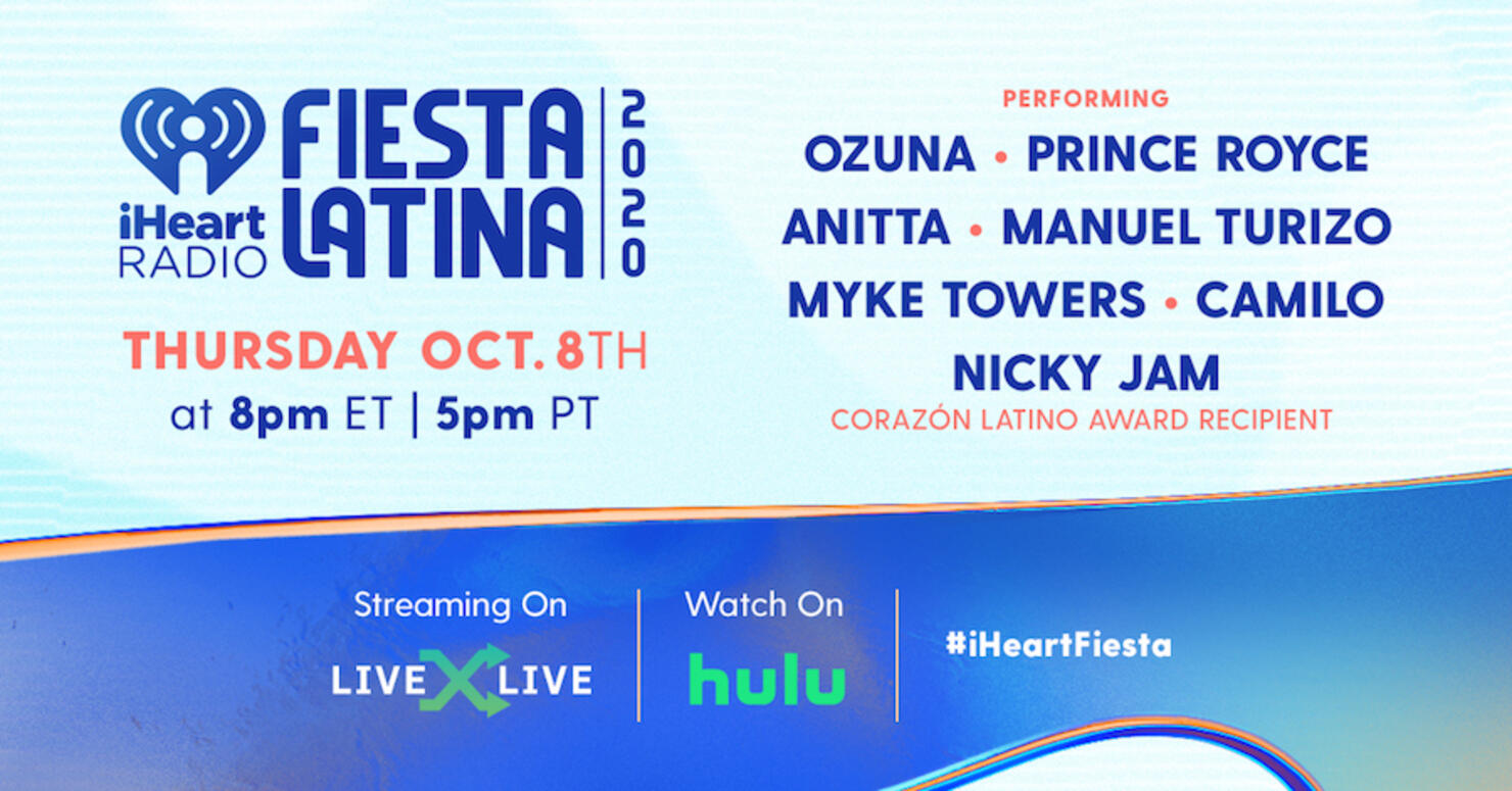 2020 iHeartRadio Fiesta Latina Lineup Revealed Ozuna, Prince Royce