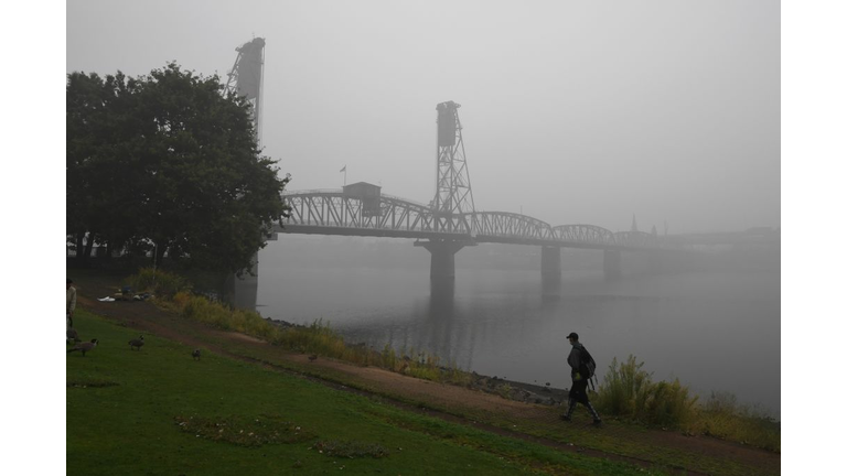 US-FIRES-POLLUTION-PORTLAND