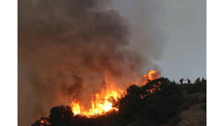 Bobcat Wildfire Continues To Burn East Of Los Angeles Area