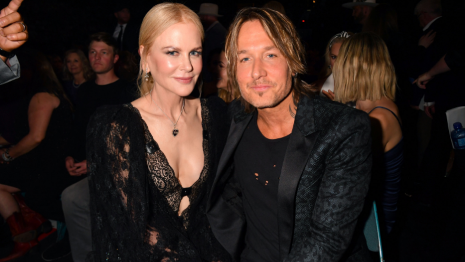 Nicole Kidman Adorably Watches Husband Keith Urban Host The ACM Awards 