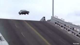Video: Detroit Driver Arrested After Successfully Jumping Over Drawbridge