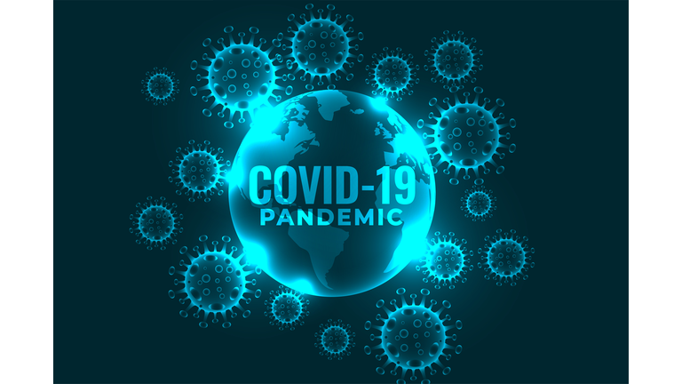 coronavirus covid-19 pandemic infection spreading background design
