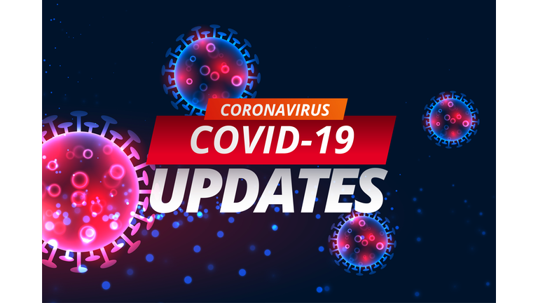 covid-19 corona virus updates news banner design