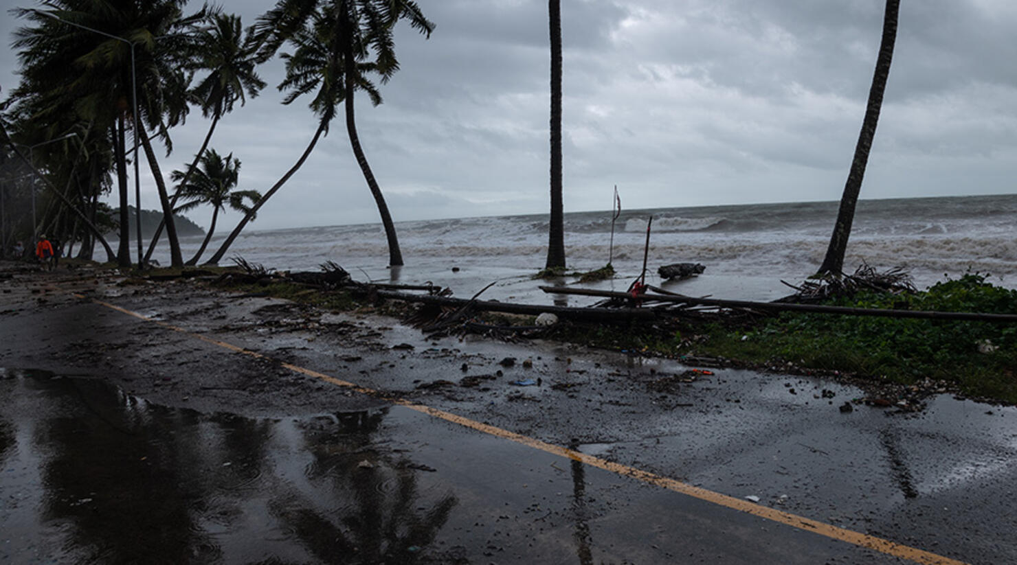 Storm surge from a Tropical storm