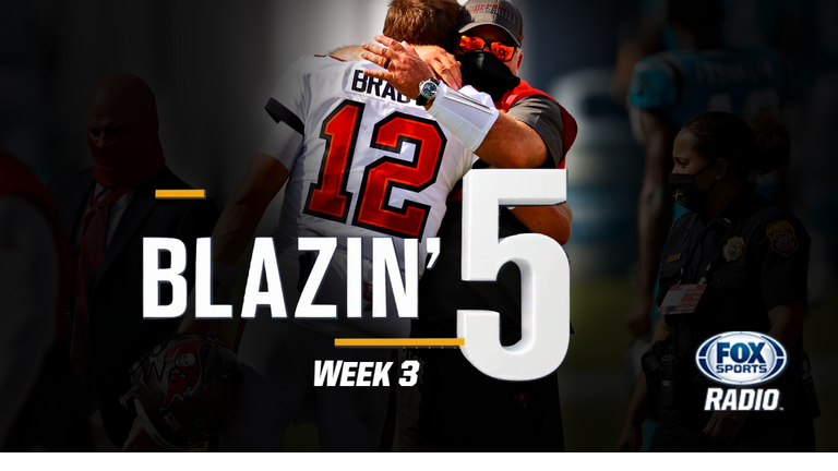 Blazing 5: Colin Cowherd Gives His Five Best NFL Bets For Week 3 (Sep. 27)