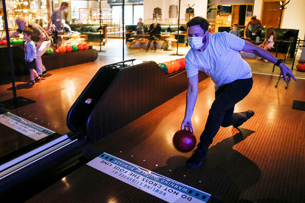 Bowling Alleys Reopen - Getty Images