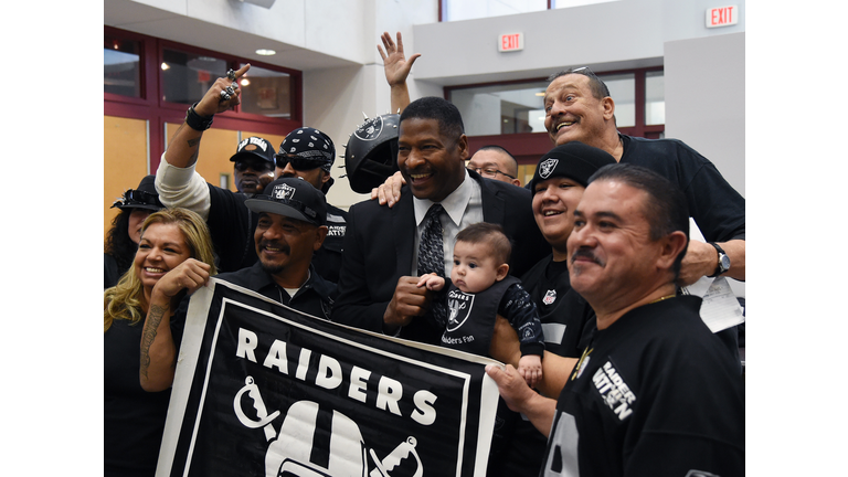 Raiders visit Creech Air Force Base