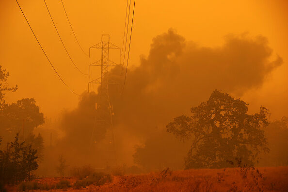 Cluster Of Destructive Wildfires Burns Through Napa And Sonoma Counties In California