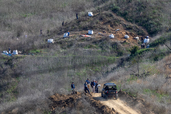 NTSB Investigators Continue To Work On Site Of Kobe Bryant's Helicopter Crash