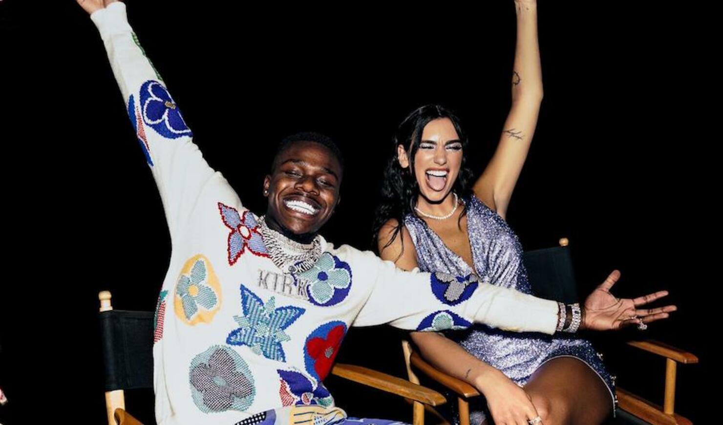 Dress of Dua Lipa in Dua Lipa - Levitating Featuring DaBaby (Official Music  Video)