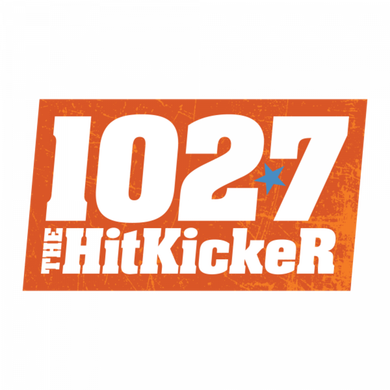 102.7 The Hit Kicker logo
