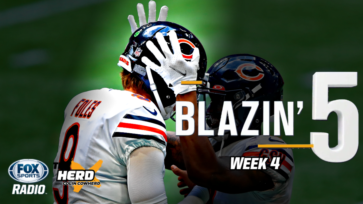 Blazing Five: Colin Cowherd Gives His 5 Best NFL Bets For Week 4