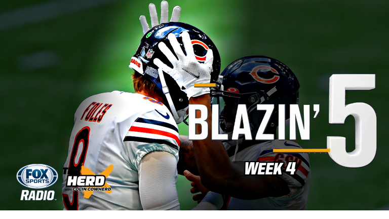 Blazing Five: Colin Cowherd Gives His 5 Best NFL Bets For Week 4 (Oct. 2)