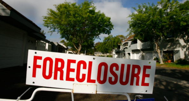 Foreclosure following mortgage forbearance program
