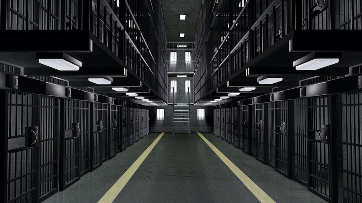 Interior views of traditional prison