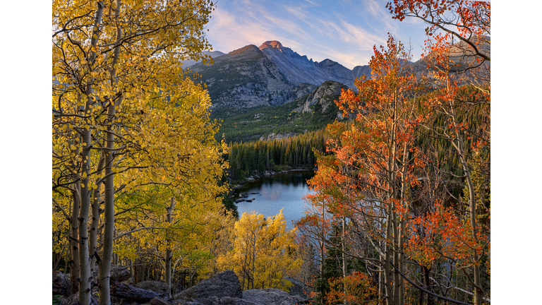 Longs Peak Bear Lake autumn