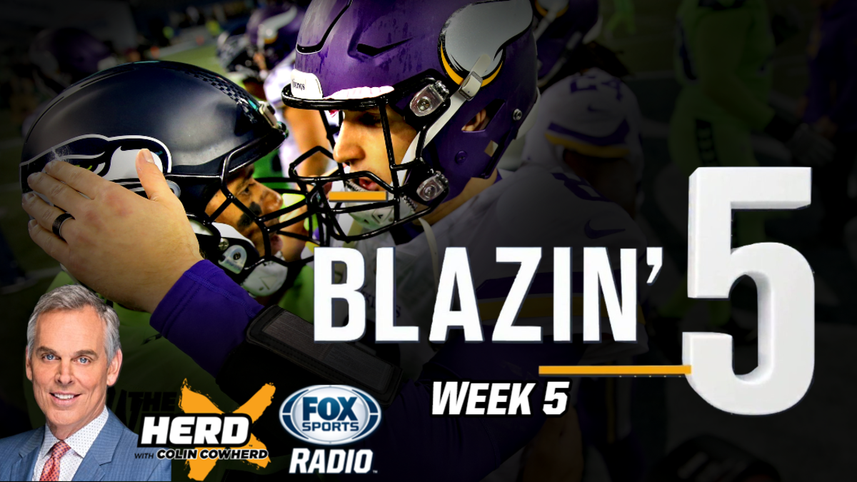 Blazing Five: Colin Cowherd Gives His 5 Best NFL Bets For Week 4 (Oct. 2)