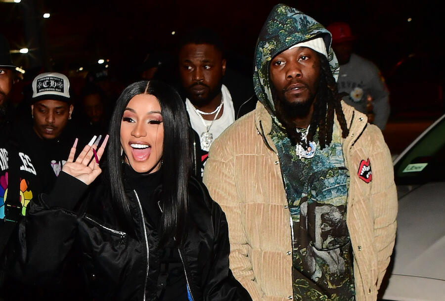 Cardi B & Offset Spotted Kissing At Her 28th Birthday Party | iHeart