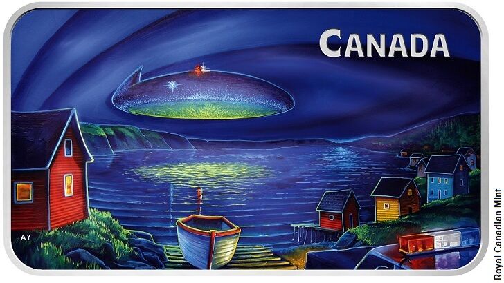 Famed Canadian UFO Event Featured on Colorful New Coin