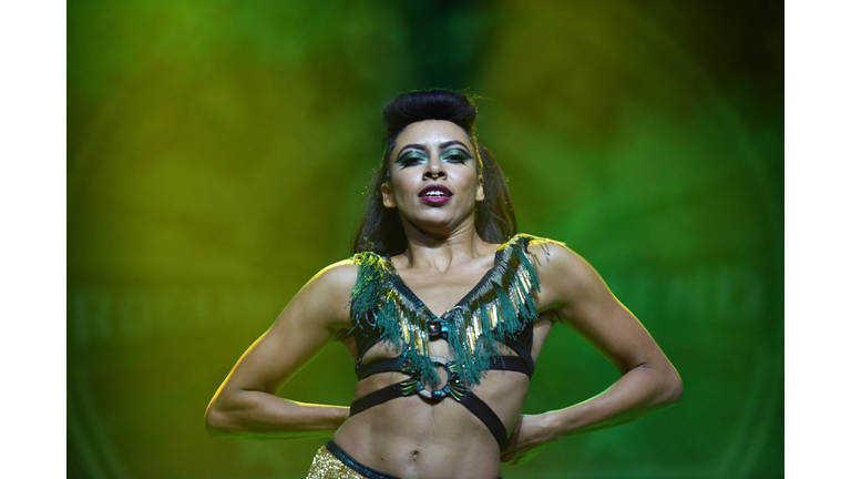 Elvira Hosts The Viva Las Vegas Rockabilly Weekend's Burlesque Showcase