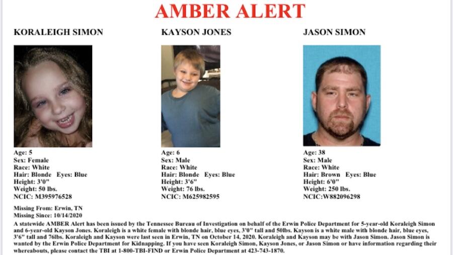 Tennessee AMBER Alert: Two Missing Children Found Safely | iHeart