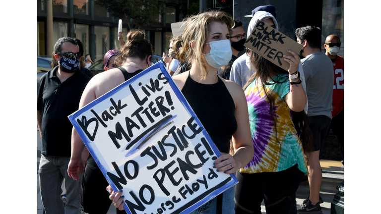 A day of protests in Pasadena.