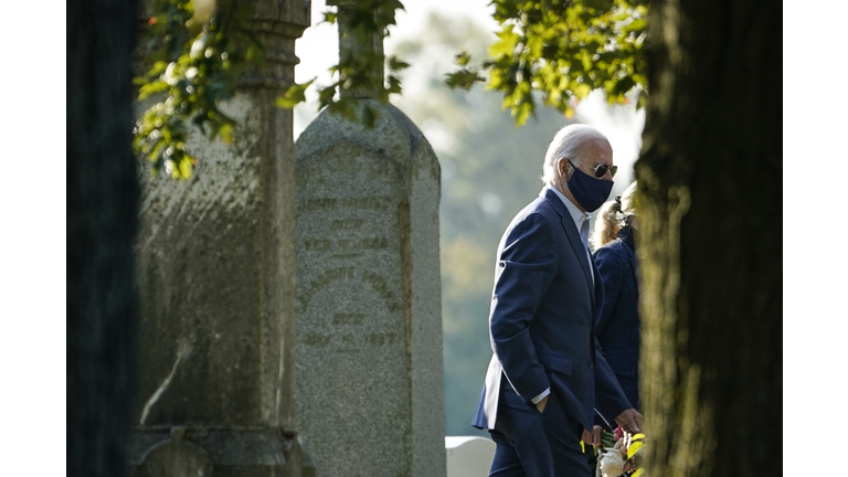 Joe Biden Attends Sunday Morning Church Service In Delaware