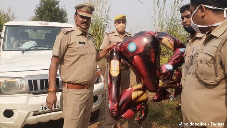 'Iron Man' Balloon Mistaken for Alien Invader by Indian Village