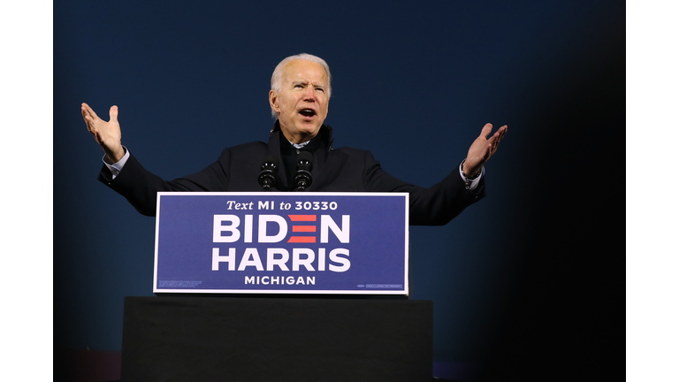 Joe Biden Campaigns For President In Michigan