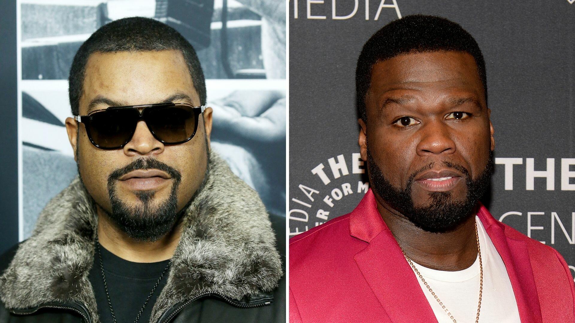 Ice Cube Reacts To Altered Pic Showing Him & 50 Cent Wearing Trump Hats ...