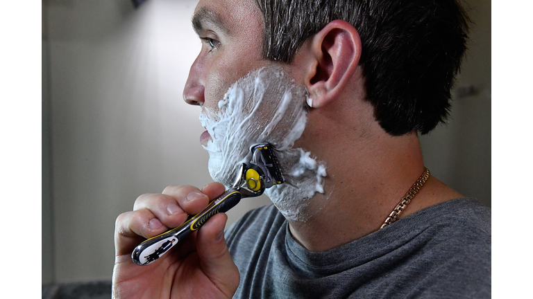World Champion Hockey Star Alex Ovechkin Shaves His "Playoff Beard" With Gillette Fusion ProShield Razor