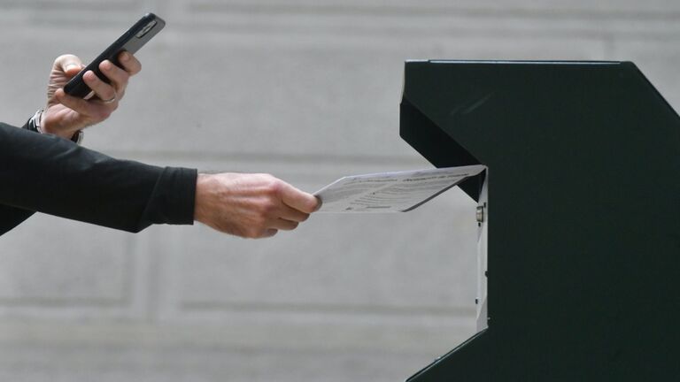 Voters Head To The Polls On Last Day Of Early Voting In Key Battle Ground State Of Pennsylvania