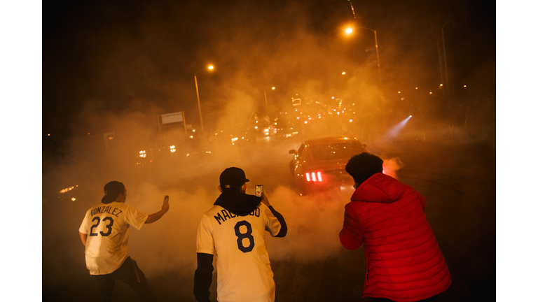 Dodgers Fans Celebrate First World Series Championship In 32 Years