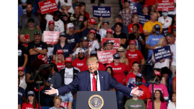 Donald Trump Holds Campaign Rally In Tulsa