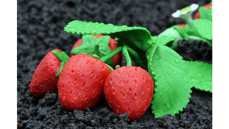 Play-Doh Strawberries