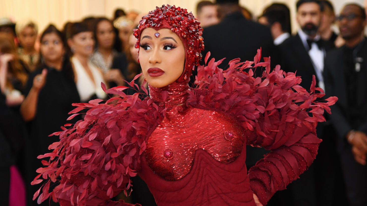 Cardi B Looks Stone Cold In Medusa Snake Halloween Costume iHeart