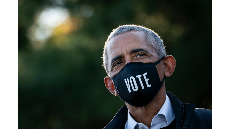 Barack Obama Campaigns With Joe Biden In Michigan 3 Days Ahead Of Election