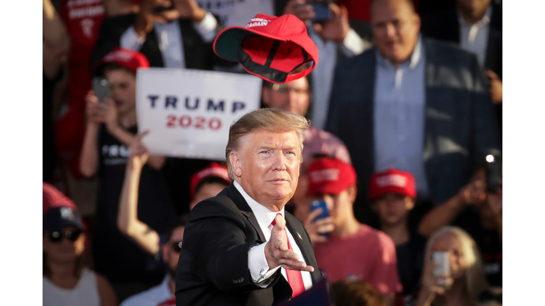 Donald Trump Holds "MAGA" Rally In Central Pennsylvania