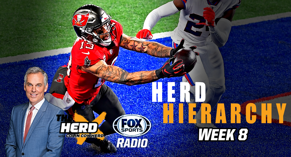 Herd Hierarchy: Colin Cowherd Ranks The 10 Best NFL Teams After Week 8 ...