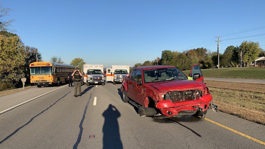 3 Injured In Rutherford County School Bus Crash On John Bragg Highway ...