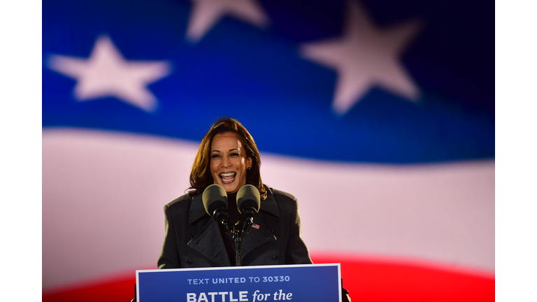 Kamala Harris Campaigns In Pennsylvania On Eve Of Election Day
