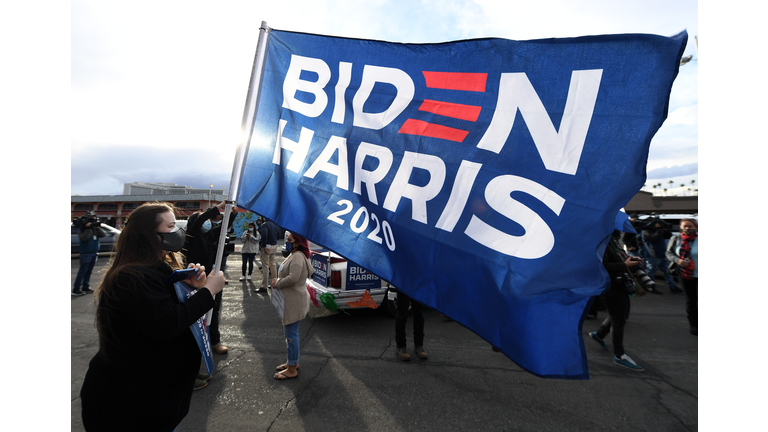 Supporters Of Joe Biden Celebrate Across The Country, After Major Networks Project Him Winning The Presidency