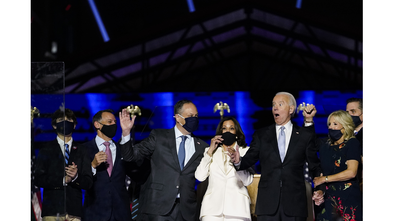 President-Elect Joe Biden And Vice President-Elect Kamala Harris Address The Nation After Election Win