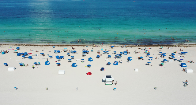 Miami-Dade Beaches Reopen After Being Closed For Coronavirus Pandemic